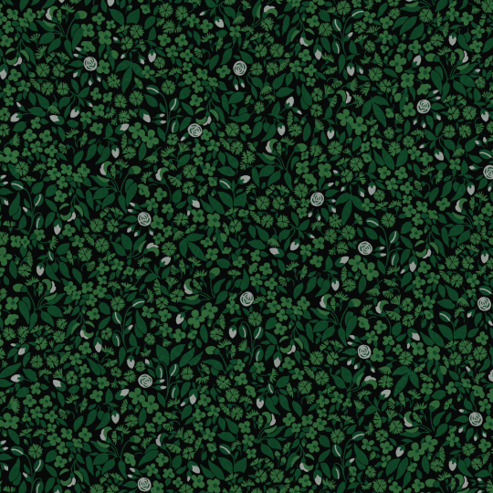 Papier peint Wildflower Greenery - OLIVIA - Zoom by Masureel - OLI603