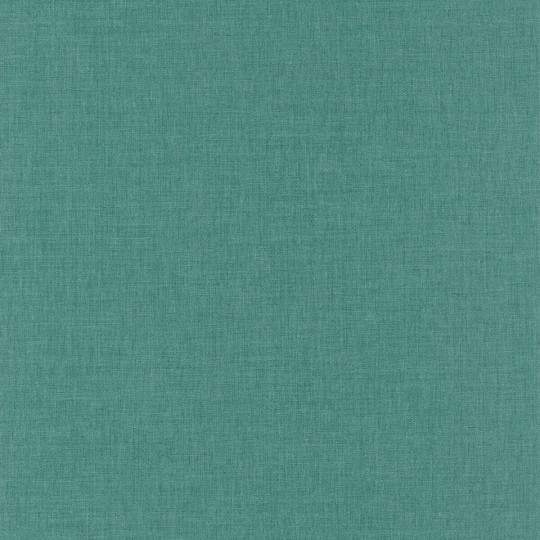 Papier peint Linen uni vert menthe foncé - BEAUTY FULL IMAGE - Caselio - BFI68527601