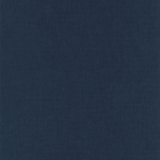 Papier peint Linen uni bleu marine - BEAUTY FULL IMAGE - Caselio - BFI68526640