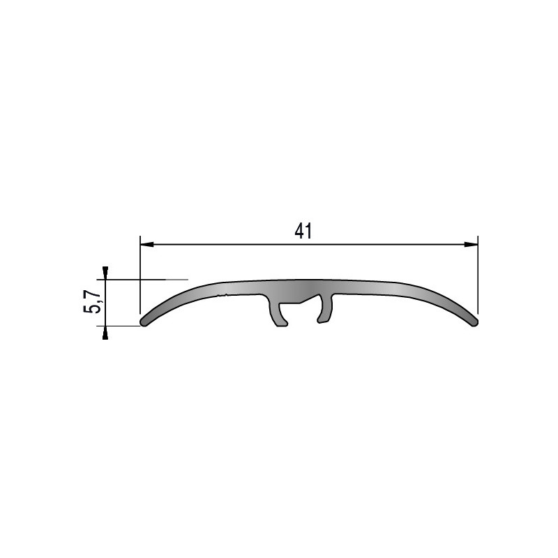 Barre De Seuil Multi Niveaux M Tal Argent Mx Mm Harmony Dinac