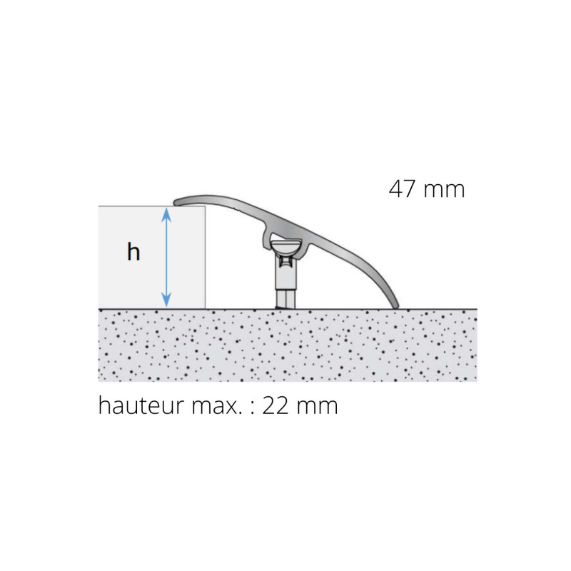 Barre De Seuil Multi Niveaux Or Mx Mm Dinafix Dinac