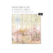 Panoramique intissé Artistic garden rose blush - 300x310cm - WONDERWALLS - Casadeco - WDWS88954209