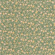 Papier peint Cherry vert et nude - FLOWER MARKET - Casadeco - FLOM89227417