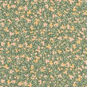 Papier peint Cherry vert et nude - FLOWER MARKET - Casadeco - FLOM89227417