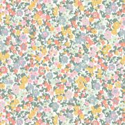 Papier peint Pansy bleu et rose - FLOWER MARKET - Casadeco - FLOM89216212