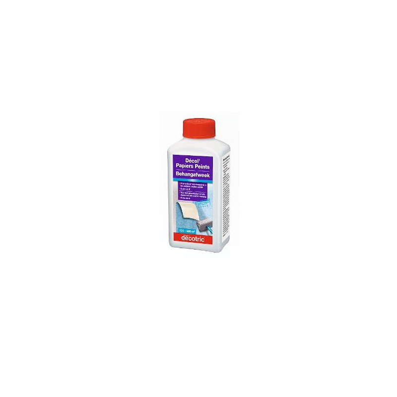 Décolleur pour papier peint et papier à peindre - DECOTRIC - 250ml et 1L