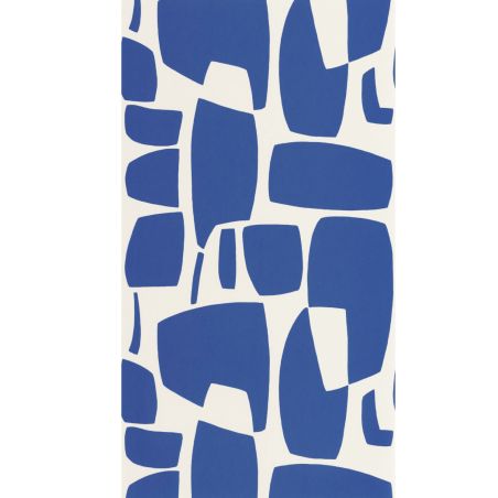 PAPIER PEINT MODULE bleu indigo - MILANO SIXTIES - CASADECO - MISI89386776