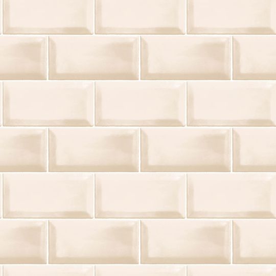 Papier Peint Carrelage métro beige - CUISINE FRAICHEUR - LUTÈCE - G45444