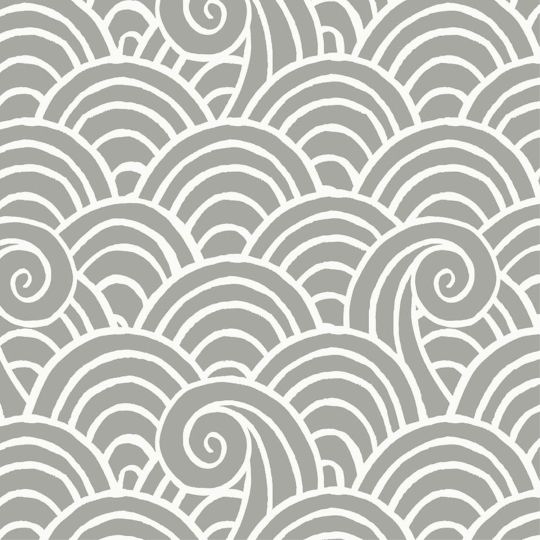 Papier Peint intissé Vagues gris - HAPPY - LUTÈCE - FD26308