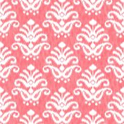 Papier Peint intissé Médaillon Tie and Dye corail - HAPPY - LUTÈCE - FD26330