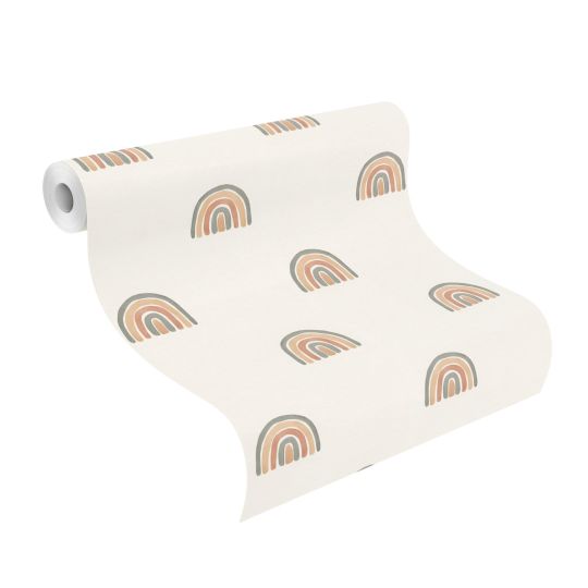 Papier peint intissé Arc-En-Ciel caramel - Bambino XIX - Rasch - 252217