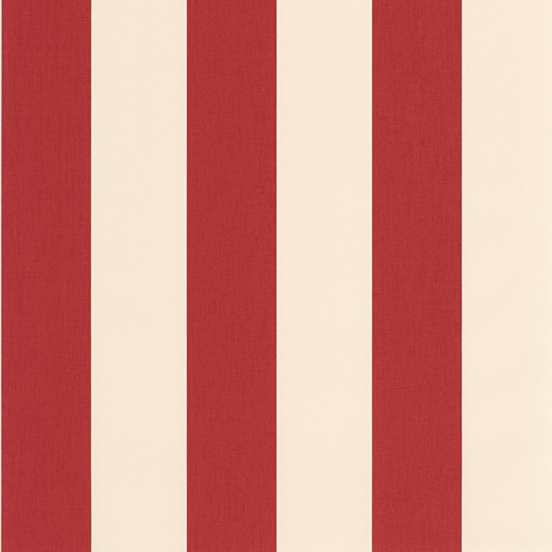 Papier peint vinyle sur intissé Linen Lines rouge - Basics - Caselio - BAI104048088