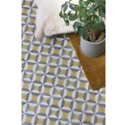 Sol PVC - Winslow 290M - Carrelage jaune et gris - Sonipro - Beauflor - rouleau 3M