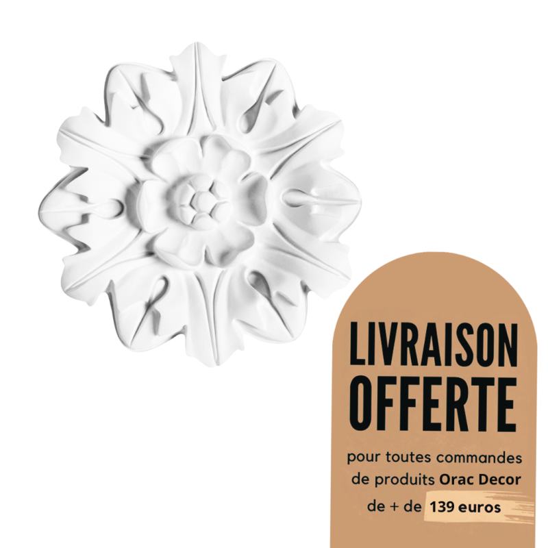 Rosace - Luxxus - moulure décorative Purotouch® - Orac Decor - R12