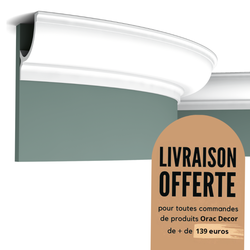 Corniche plafond - éclairage - moulure décorative - Flex - Orac Decor - C902F