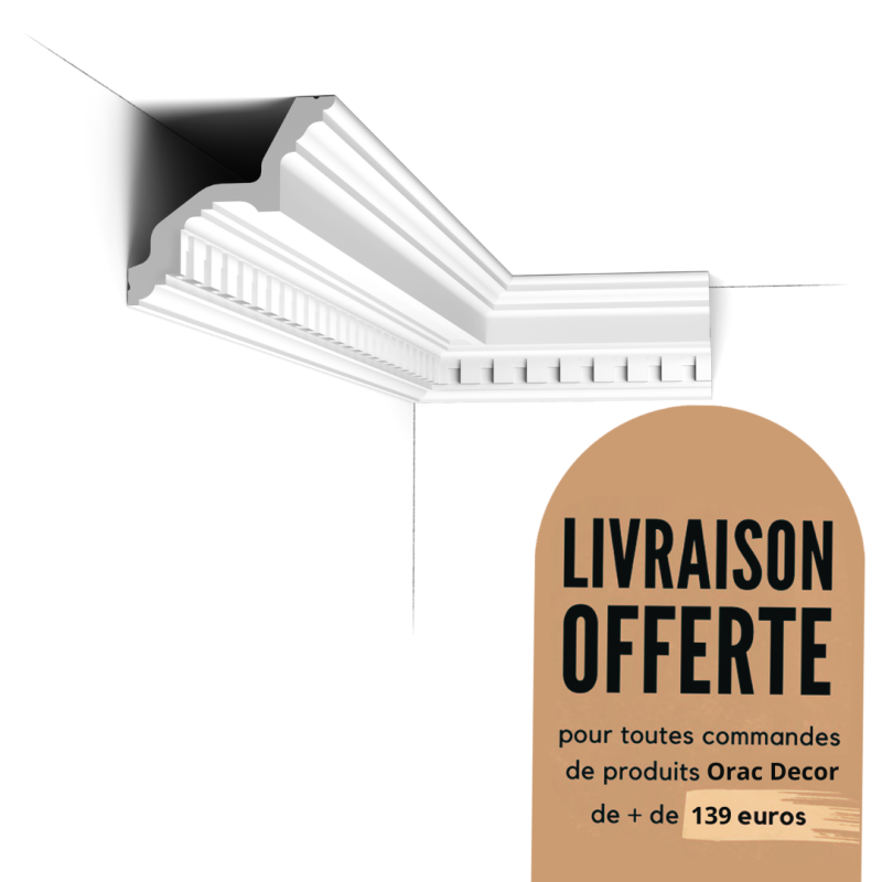 Corniche plafond - moulure décorative - Purotouch® - Orac Decor - C211