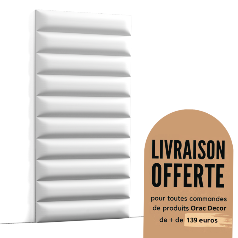 Panneaux muraux 3D - Élément décoratif Purotouch® - Orac Decor - W217 PILLOW