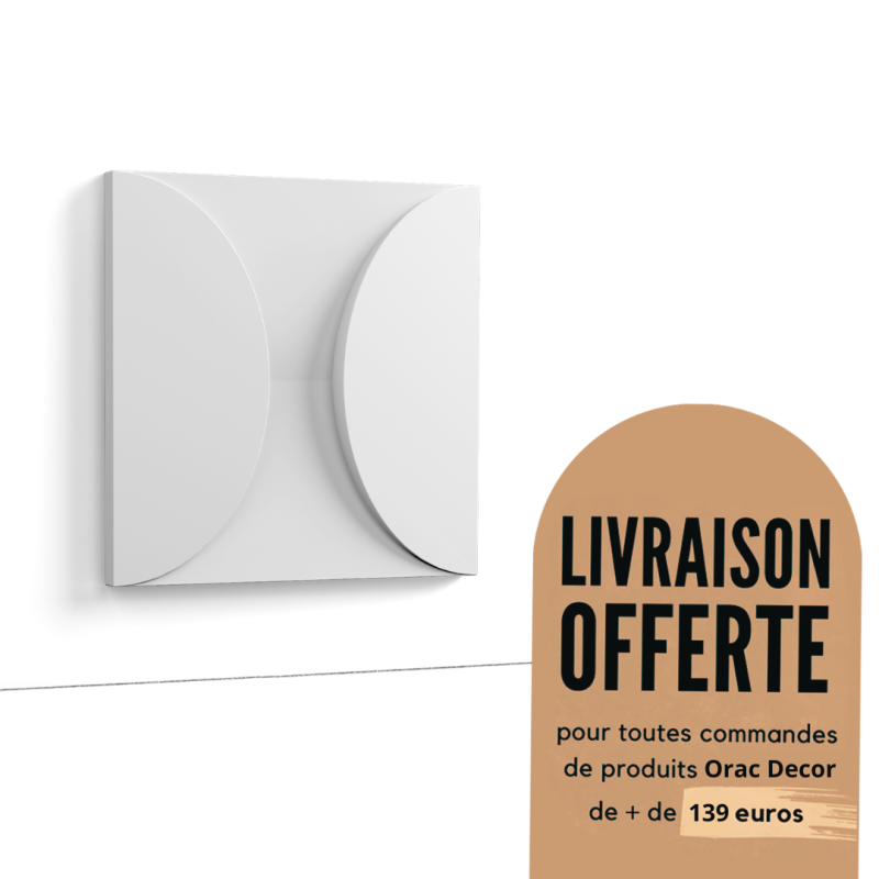 Élément décoratif 3D - Purotouch® - Orac Decor - W107 CIRCLE