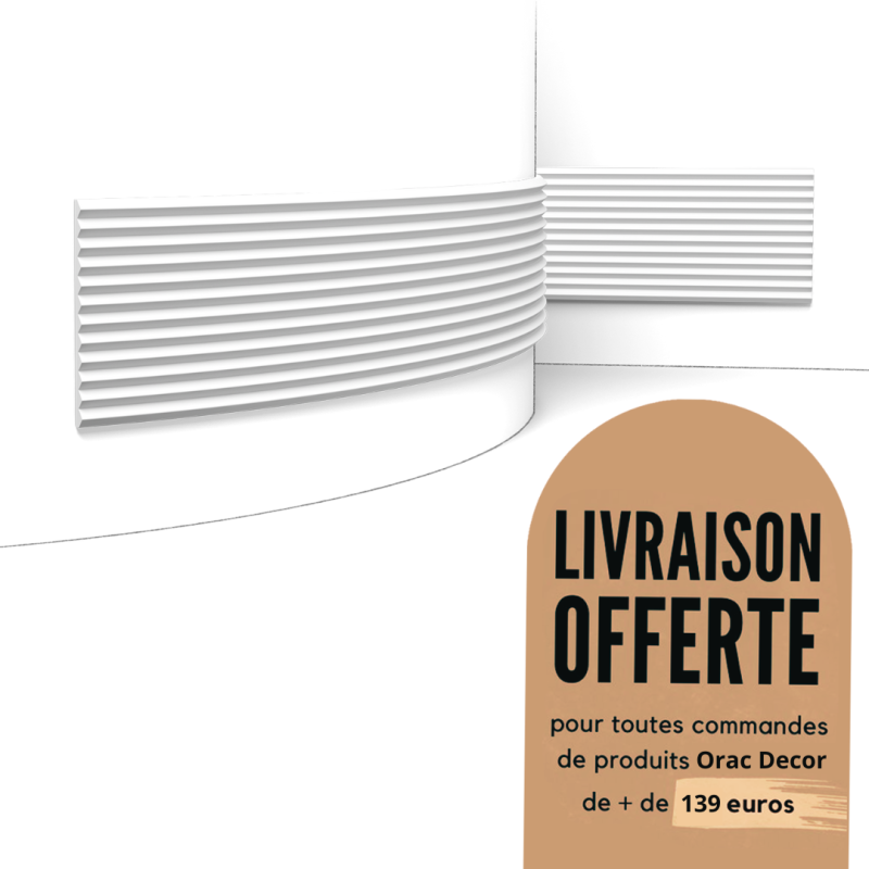 Panneaux muraux 3D - Élément décoratif Flex - Orac Decor - W108F ZIGZAG