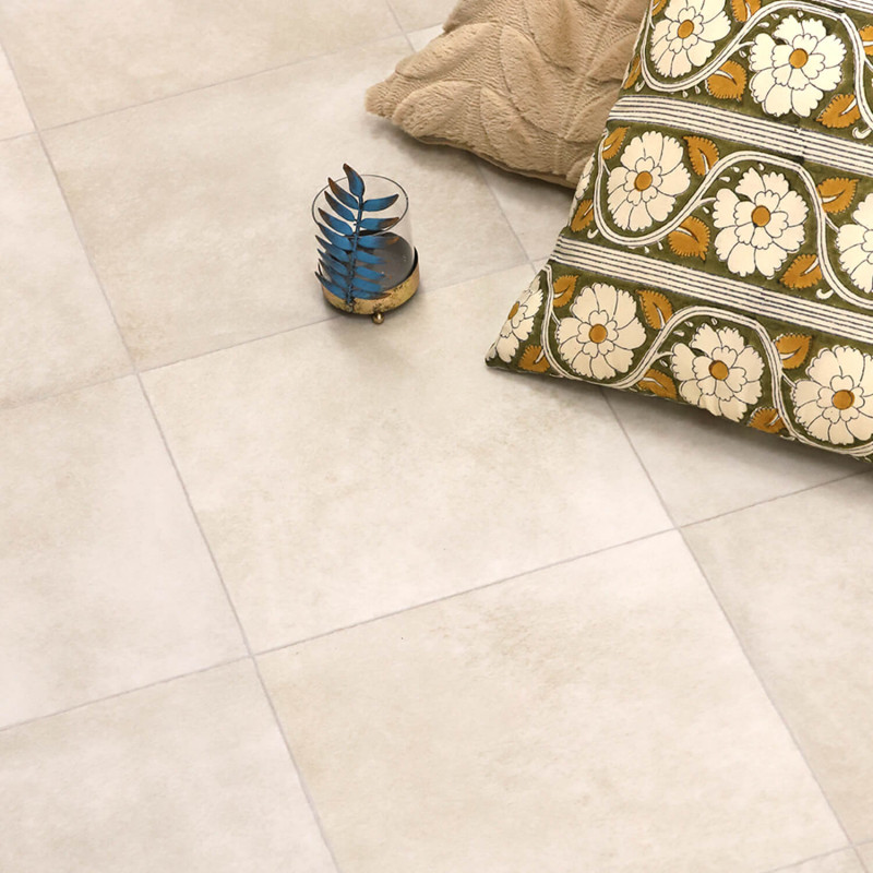 Sol PVC - Tivoli Clear - Carrelage beige - Texline - GERFLOR - rouleau 4M