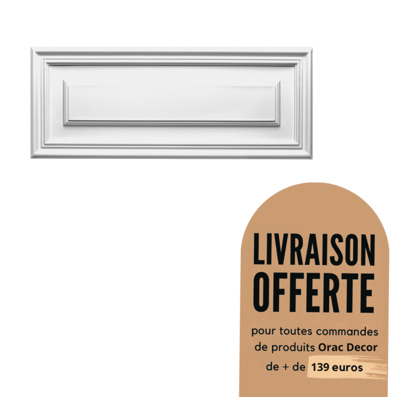 Panneaux muraux 3D - Élément décoratif de porte Duropolymer® - Orac Decor - D504