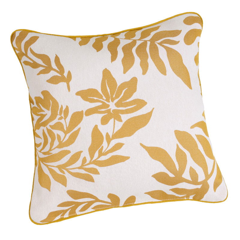 Coussin - Amélie jaune d'or - 45x45cm - Linder - 548-30-10193-612