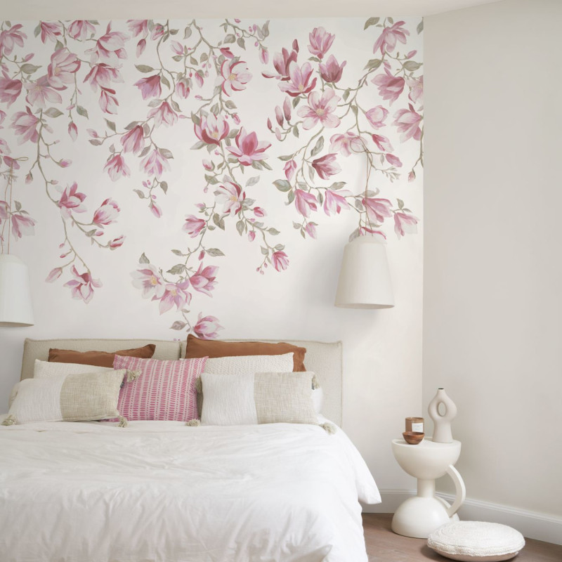 Panoramique intissé Ribambelle rose blush - 200X250cm - Wonderwalls 2 - Casadeco - WDWD200054705