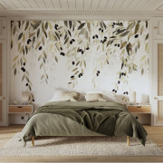 Panoramique intissé Memory Tree vert olive - 300X250cm - Wonderwalls 2 - Casadeco - WDWD200147807