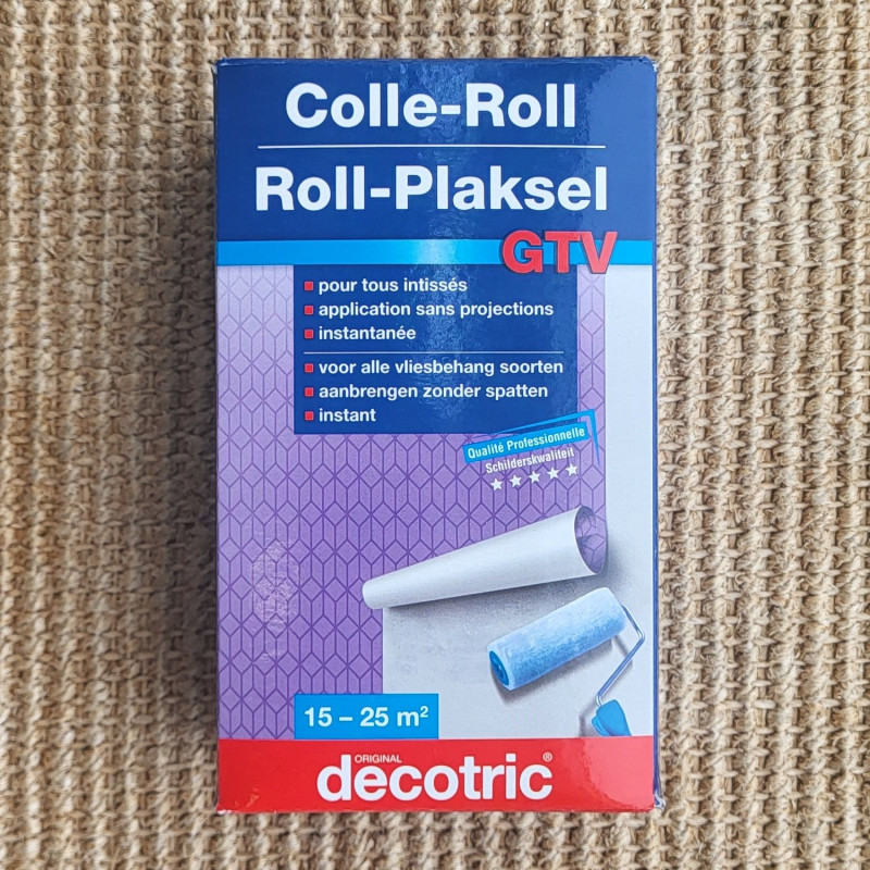 Colle papier peint intissé - 15 à 25m² - Colle-Roll GTV - DECOTRIC