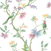 Papier peint intissé Oiseau Exotique multicolore - Jardin Secret - Lutèce - G78490