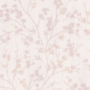 Papier peint intissé Branche rose - Jardin Secret - Lutèce - G78533