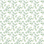 Papier peint intissé Eglantier gris bleuté - Jardin Secret - Lutèce - G78483