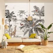 Panoramique intissé Le Monde de la Jungle - 300X250cm - Les Minis Mondes - Caselio - MNM105789007