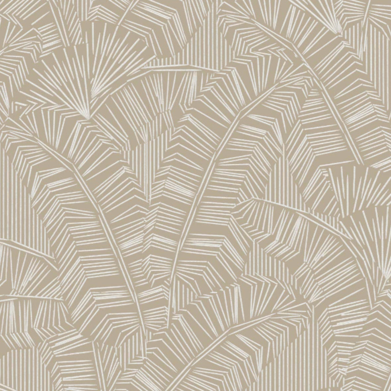 Papier peint intissé Solana White beige - Amani - Masureel - AMA401