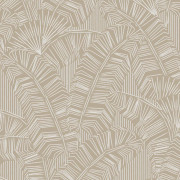 Papier peint intissé Solana White beige - Amani - Masureel - AMA401