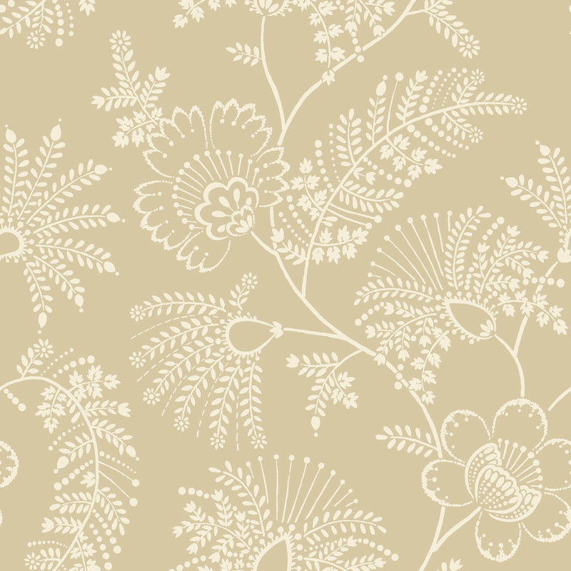 Papier peint intissé Maeve Floral beige - Délicatesse - Lutèce - FD26825