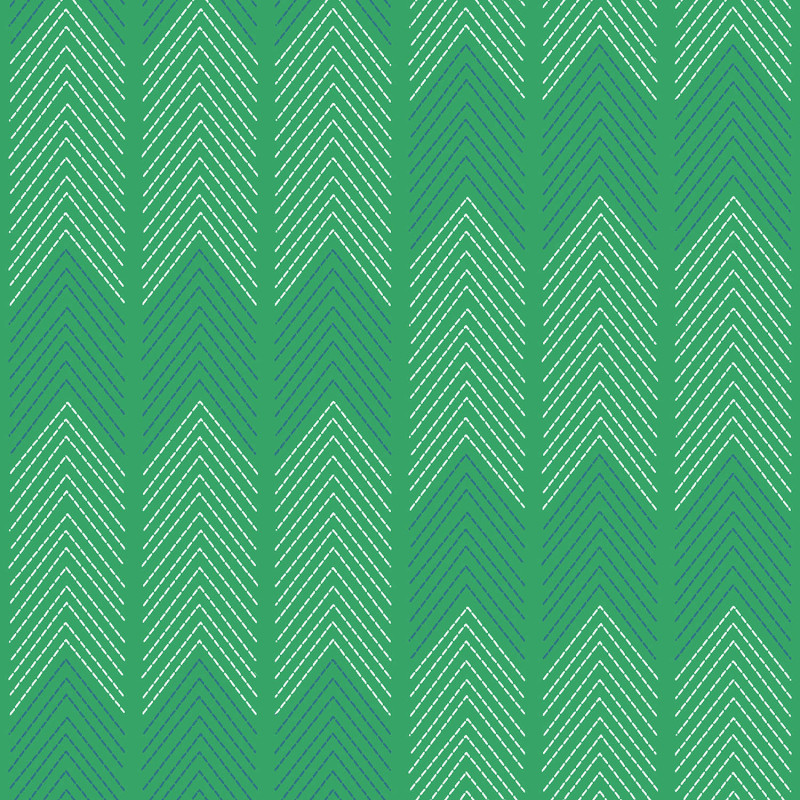 Papier peint intissé Nyle rayure chevron vert pomme - Délicatesse - Lutèce - FD26525