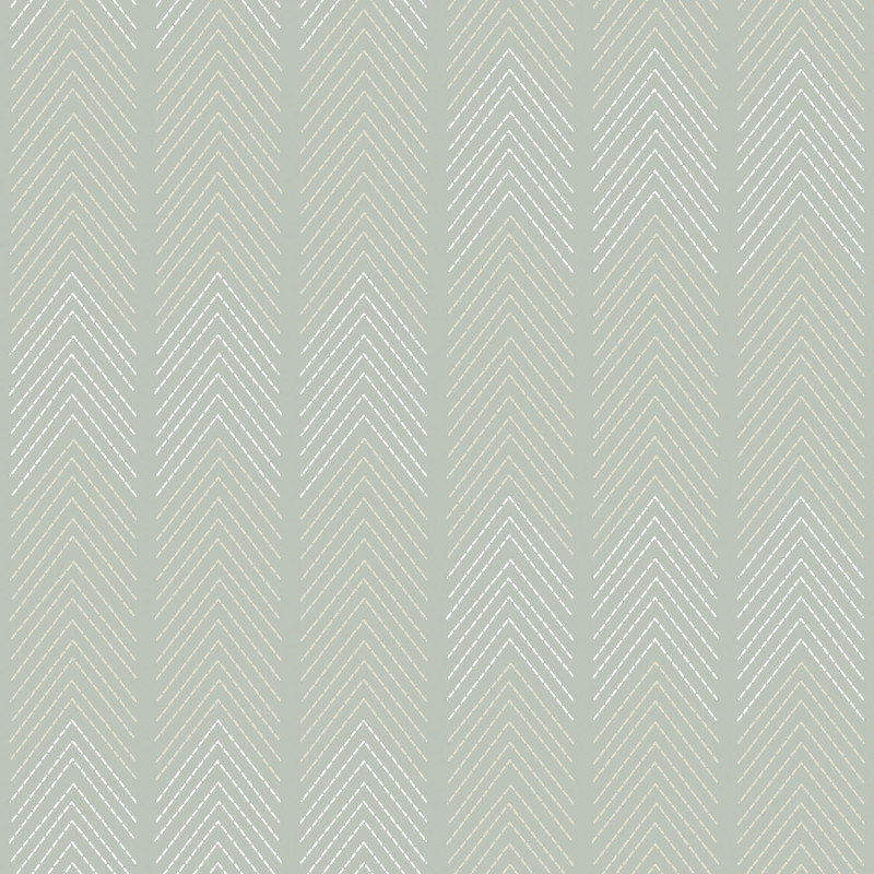 Papier peint intissé Nyle rayure chevron gris acier - Délicatesse - Lutèce - FD26527