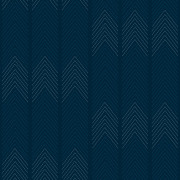 Papier peint intissé Nyle rayure chevron bleu navy - Délicatesse - Lutèce - FD26526