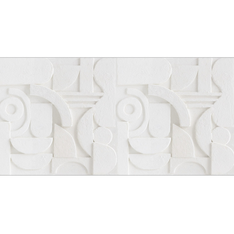 Soubassement intissé Mineral Base blanc - 200X100cm - Reliefs - Caselio - RLF106280000