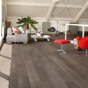 Sol Stratifié - parquet chêne vieilli gris - LPU3986 - Largo - QUICK STEP